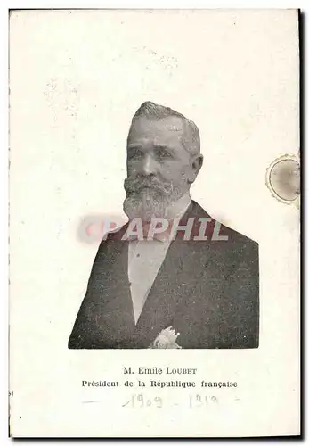 Cartes postales President de la Republique Emile Loubet
