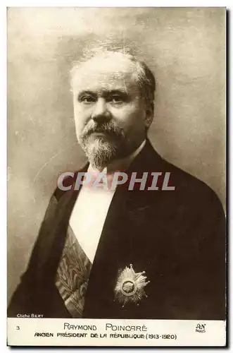 Ansichtskarte AK Raymond Poincare President de la Republique