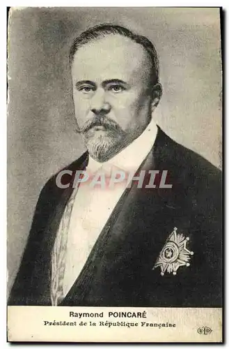 Ansichtskarte AK President de la Republique Raymond Poincare