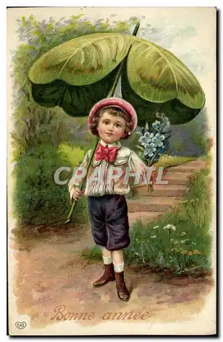 Cartes postales Fantaisie Enfant Trefle