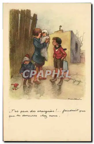 Cartes postales Fantaisie Enfants Illustrateur Poulbot