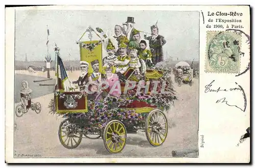 Ansichtskarte AK Le clou reve de l&#39exposition de 1900 Paris Automobile