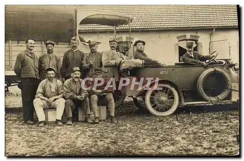 CARTE PHOTO Automobile Militaria