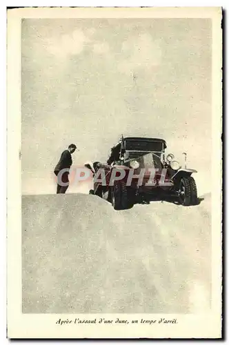 Cartes postales Automobile Apres l&#39ssaut d&#39une dune