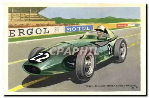 Cartes postales Automobile Voiture de coursa Vanwall