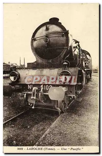 Cartes postales Laroche Yonne Une Pacific Train
