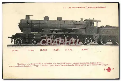 Ansichtskarte AK Locomotive Train Machine 4541