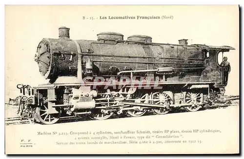 Cartes postales Locomotive Train Machine 4213