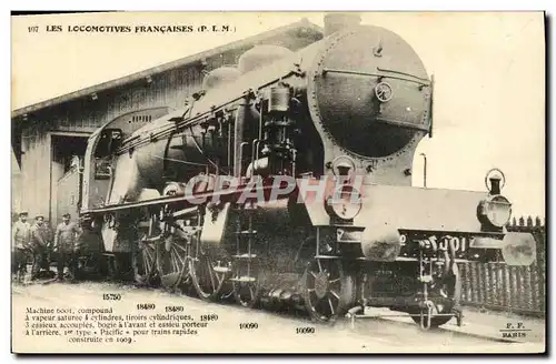 Cartes postales Train Locomotive Machine 6001