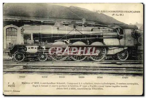 Cartes postales Train Locomotive 6013