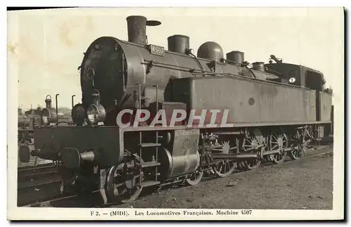 Cartes postales Train Locomotive Machine 4507