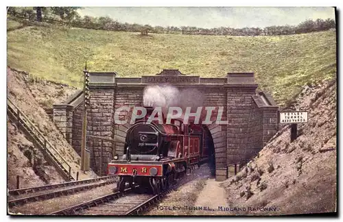 Ansichtskarte AK Train Totley tunnel Midland Railway