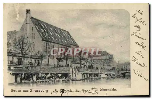 Ansichtskarte AK Gruss aus Strassburg St Johannesstaden