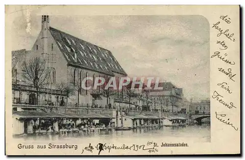 Cartes postales Gruss aus Strassburg St Johannesstaden