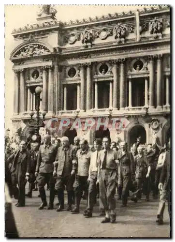 Cartes postales moderne Militaria 2eme guerre mondiale Liberation de Paris Prisonniers allemands place de l&#39Opera