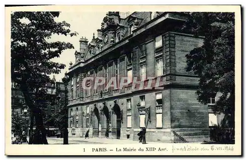 Ansichtskarte AK Paris marie du 13eme