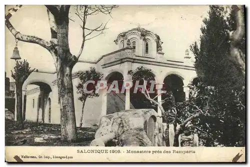 Cartes postales Grece Salonique Monastere pres des remparts