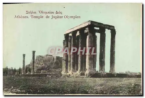 Ansichtskarte AK Grece Athenes Templed e Jupiter olympien