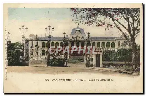 Cartes postales Indochine Cochinchine Saigon Palais du gouverneur