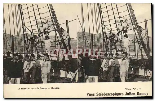 Cartes postales Bateau A faire le tour de barre Julien Damoy