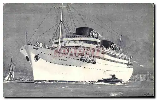 Cartes postales Bateau Expostion internationale Paris 1937 Chella