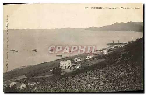 Cartes postales Tonkin Honguay Vue sur la baie