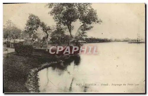 Cartes postales Tonkin Hanoi Paysage du Petit Lac