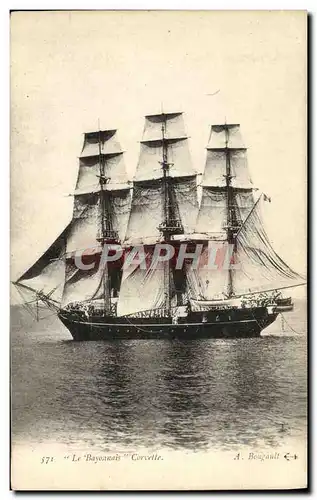 Cartes postales Le Bayonnais Corvette