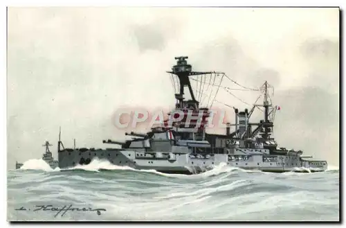 Cartes postales Bateau Cuirasse Lorraine Haffner