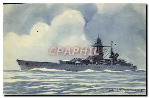 Cartes postales Bateau Cuirasse Richelieu Haffner