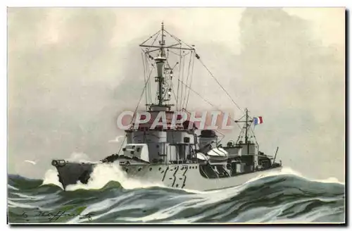 Cartes postales Bateau Haffner Torpilleur Bombarde