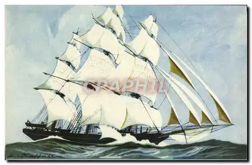 Cartes postales Bateau Haffner Clipper