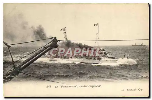 Cartes postales Le Fanconneau Contre torpilleur Bateau