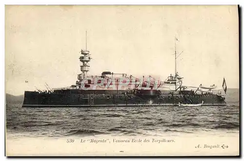 Cartes postales Le Magenta Vasseau Ecole des Torpilleurs Bateau