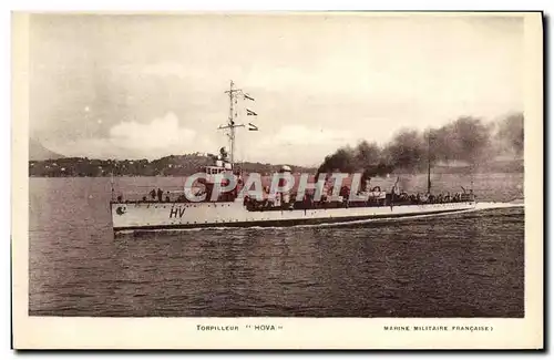 Cartes postales Bateau Torpilleur Hova