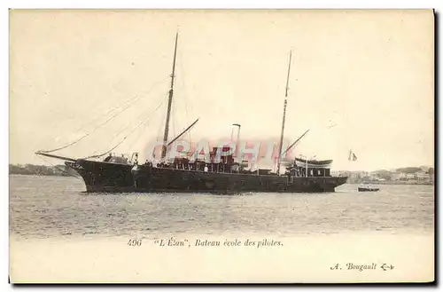 Cartes postales Bateau Bateau L&#39Elan Ecole Des Pilotes