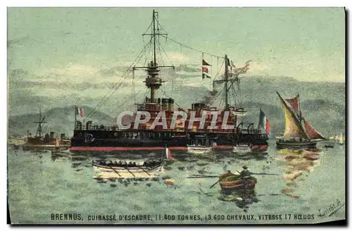 Cartes postales Bateau Drennus Cuirasse D'Escadre