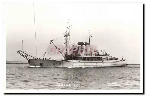 Cartes postales Bateau Criquet