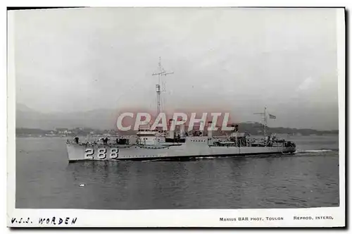 Cartes postales Bateau USS Worden