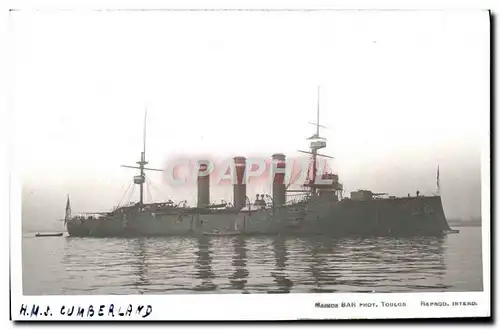 Cartes postales Bateau HMS Cumberland