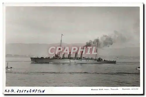 Ansichtskarte AK Bateau HMS Southampton