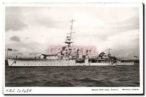 Cartes postales Bateau HMS Curlew