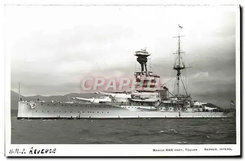 Cartes postales Bateau HMs Revenge