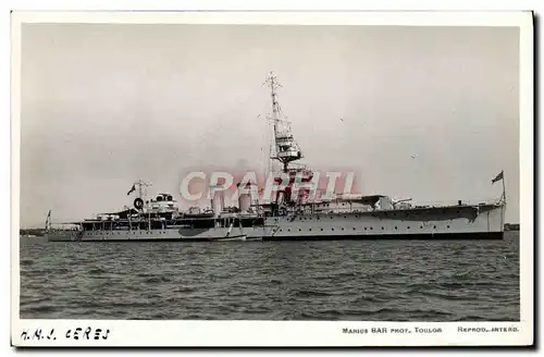 Cartes postales Bateau HMS Ceres