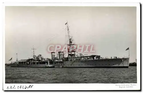 Cartes postales Bateau HMS Cardiff