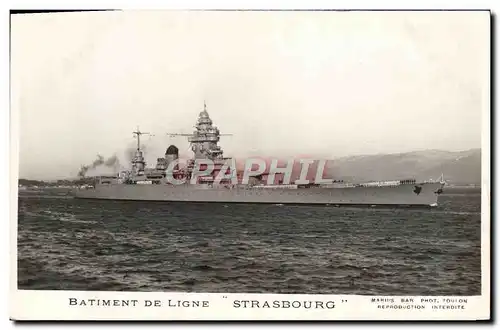 Cartes postales Bateau Batiment De Ligne Strasbourg