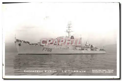 Ansichtskarte AK Bateau Escorteur Rapide Le Lorrain