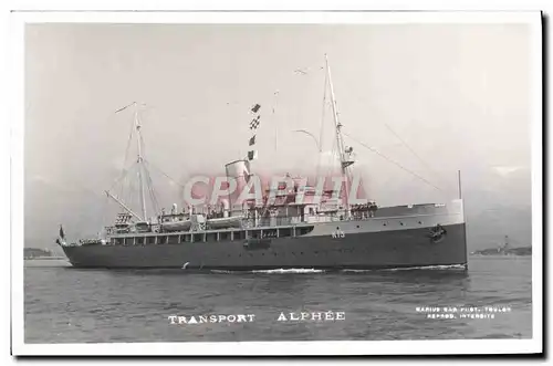 Cartes postales Bateau Transport Alphee