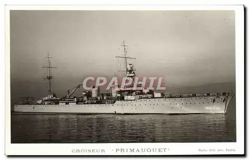 Cartes postales Bateau Croiseur Primauguet