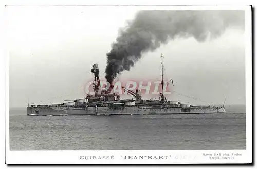 Cartes postales Bateau Cuirasse Jean Bart